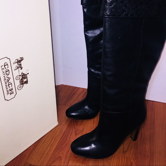 Coach Shoes - Coach Women’s Harper Waxy Brusof Round Toe Boot